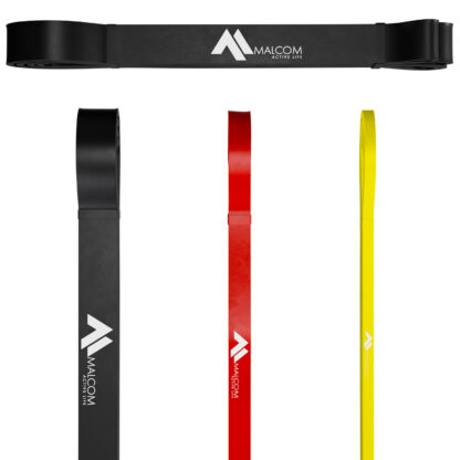 Zestaw 3 gum oporowych do ćwiczeń gumy Powerband - obrazek 4