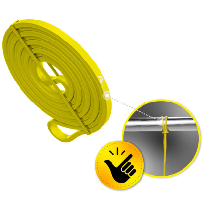 Guma oporowa do ćwiczeń gumy Powerband Żółta 1-5kg - obrazek 7