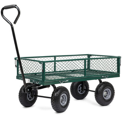 Wózek transportowy ogrodowy z opuszczanymi burtami - obrazek 7