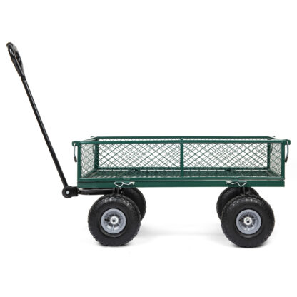 Wózek transportowy ogrodowy z opuszczanymi burtami - obrazek 11