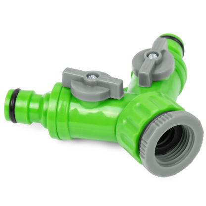 Rozdzielacz na kran z zaworem 3/4" + Adapter 1/2" - obrazek 2