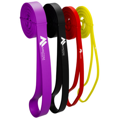 Zestaw 4 gum oporowych do ćwiczeń gumy Powerband - obrazek 3