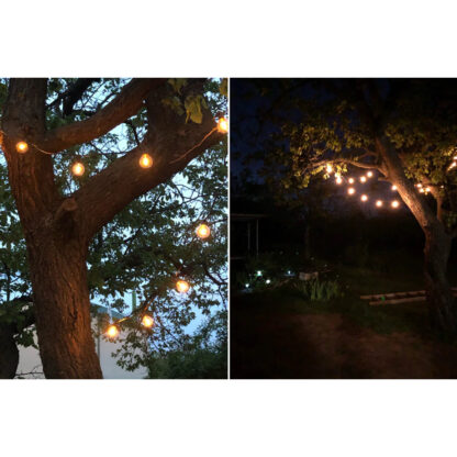 Girlanda solarna ogrodowa, Kulki 20 LED - obrazek 6