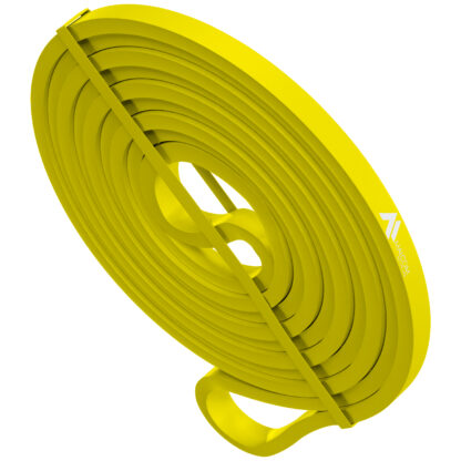 Guma oporowa do ćwiczeń gumy Powerband Żółta 1-5kg - obrazek 4