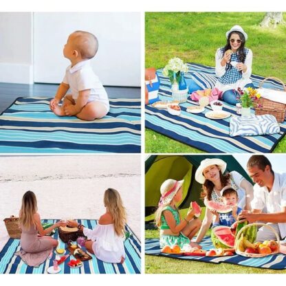 Termiczny Koc Plażowy Piknikowy Nobo Kids 200x200cm Wodoodporny - obrazek 8