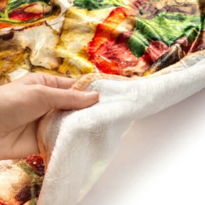 Koc Piknikowy w Motyw Pizzy - Doskonały na Odpoczynek i Relaks - obrazek 2