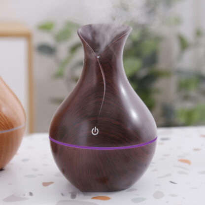 Nawilżacz powietrza ultradźwiękowy RGB drewno - obrazek 4