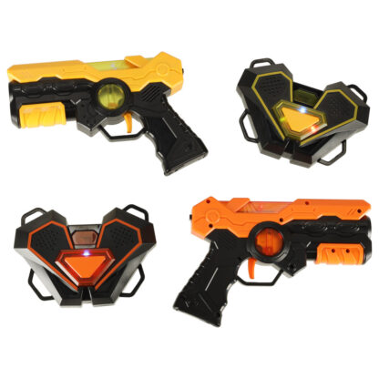 Paintball laserowy pistolet x 2 + tarcza interaktywna x 2 LASER TAG - obrazek 2