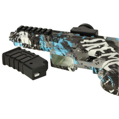 Pistolet na kulki żelowe wodne karabin niebieski zasilanie bateryjne USB 550szt. 7-8mm - obrazek 6