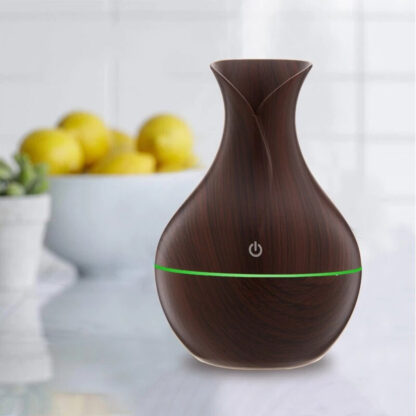 Nawilżacz powietrza ultradźwiękowy RGB drewno - obrazek 6