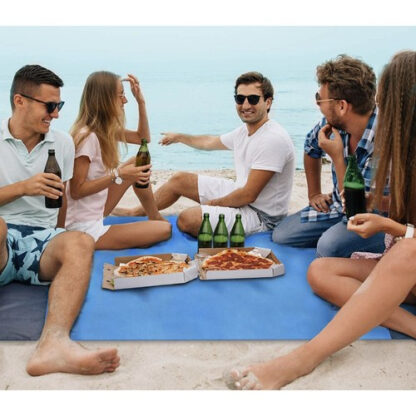 Koc plażowy i piknikowy Trizand 208x208 cm - wygoda i styl na każdą okazję - obrazek 5